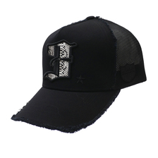YOSHINORI KOTAKE DESIGN PYTHON 3 LOGO MESH CAP BLACK画像