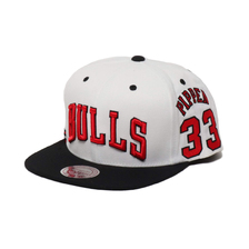 Mitchell & Ness PIPPEN CAP BLACK WHITE BH7A3L-CBUWMMZ画像