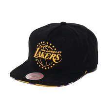 Mitchell & Ness LA LU SNAPBACK BLACK 6HSSMM18253-LAL画像