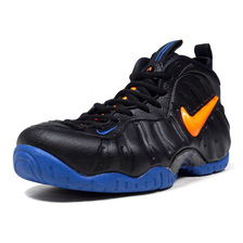 NIKE AIR FOAMPOSITE PRO "KNICKS" BLACK/BATTLE BLUE/TOTAL ORANGE 624041-010画像