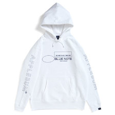 APPLEBUM &times; Blue Note Records WE'VE GOT JAZZ Sweat Parka WHITE画像
