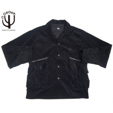 CORONA CS092-19-03 6 POCKET CORDUROY JAC SHIRT black画像