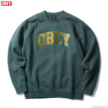 OBEY CREW NECK FLEECE "OBEY SPORTS CREW" (ALPINE)画像