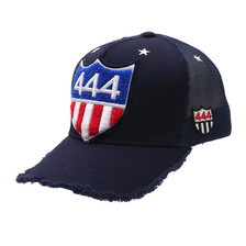 YOSHINORI KOTAKE DESIGN BIG 444 LOGO STAR刺繍 MESH CAP NAVY画像