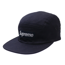 Supreme 19FW Jacquard Logos Twill Camp Cap NAVY画像