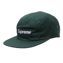 Supreme 19FW Jacquard Logos Twill Camp Cap FOREST GREEN画像