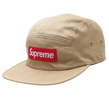 Supreme 19FW Jacquard Logos Twill Camp Cap TAN画像