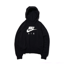 NIKE AS W NSW AIR HOODIE BB BLACK/WHITE BV5133-010画像