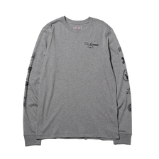 NIKE M J LS CTN THE MAN CREW CARBON HEATHER BQ5535-091画像