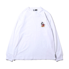 DC SHOES 19 MICKEY HAS BOARD POCKET LS WHITE 5425J935-WHT画像