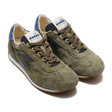 DIADORA EQUIPE SUEDE SW BURNT OLIVE GREEN 175150-0431画像