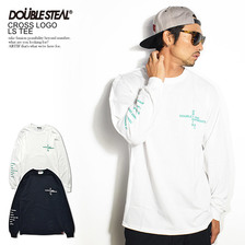 DOUBLE STEAL CROSS LOGO L/S TEE 994-15021画像