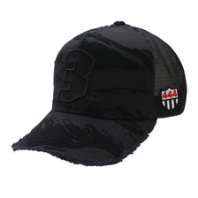 YOSHINORI KOTAKE DESIGN CAMO SPANGLES 3 LOGO MESH CAP BLACK画像