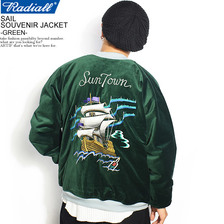 RADIALL SAIL - SOUVENIR JACKET -GREEN- RAD-19AW-JK014画像