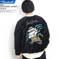 RADIALL SAIL - SOUVENIR JACKET -BLACK- RAD-19AW-JK014画像