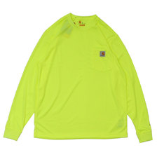 Carhartt FORCE COLOR ENHANCED L/S TEE BRITE LIME画像