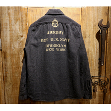 FREEWHEELERS &ldquo;U.S.NAVY ARMORY BNY&rdquo; Vintage C/W Military Herringbone 1933003画像