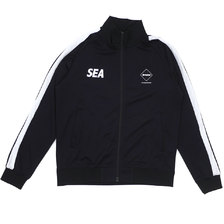 F.C.R.B. &times; WIND AND SEA TRAINING JERSEY BLOUSON BLACK画像