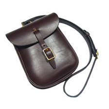 Tory Leather SANDWICH SLING LEATHER BAG havana(dark brown)画像