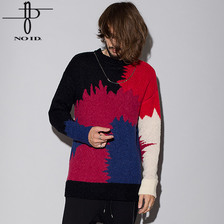 NO ID. BLACK スラブニットマルチ切替プルオーバー 445010-238K画像