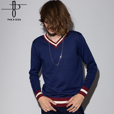 NO ID. チルデンニットV/Nプルオーバー 845010-248K画像