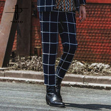 NO ID. チェックテーパードトラウザーズ 845006-244P画像