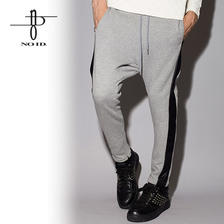 NO ID. BLACK シンセティックレザートラックサルエルスキニーP 445006-291P画像