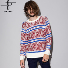 NO ID. ダイヤJQプルオーバーニット 845010-272K画像