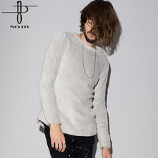 NO ID. BLACK ストレッチシャギーラウンドCN-PO 445006-288T画像