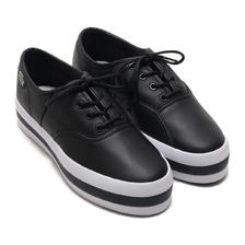 LACOSTE RENE PLATFORM 319 1 US BLK/WHT CFA051L-312画像