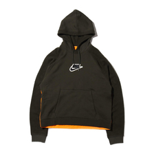 NIKE AS M NSW NSP HOODIE PO FLC SEQUOIA/KUMQUAT/BLACK BV4602-355画像