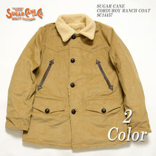 SUGAR CANE CORDUROY RANCH COAT SC14457画像
