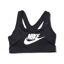 NIKE AS NIKE SWOOSH FUTURA BRA BLACK/WHITE 899371-010画像