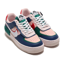 NIKE W AF1 SHADOW MYSTIC NAVY/WHITE-ECHO PINK-GYM RED CI0919-400画像
