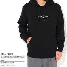 FRED PERRY Graphic Hooded Sweat M7520画像