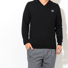 FRED PERRY Classic Merino V-Neck Sweater K7600画像
