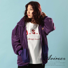 AVIREX BOA STAND ZIP JACKET 6293133画像