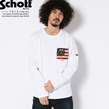 Schott FLAG POCKET T-SHIRT 3193155画像