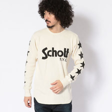 Schott PIGMENT T-SHIRT BASIC LOGO 3193113画像