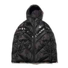 PUMA MCS SHINNY PUFF JACKET PUMA BLACK 595875-01画像