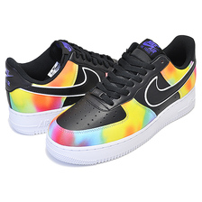 NIKE AIR FORCE 1 07 PRM BLACK TIE DYE black/multi-color CK0840-001画像