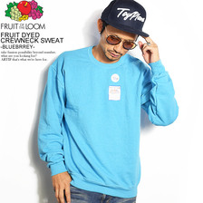 Fruit of the Loom FRUIT DYED CREWNECK SWEAT -BLUEBERRY- 0123-504FTA画像
