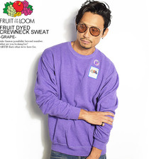 Fruit of the Loom FRUIT DYED CREWNECK SWEAT -GRAPE- 0123-504FTA画像