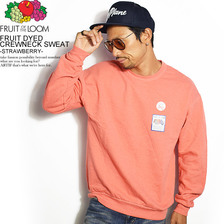 Fruit of the Loom FRUIT DYED CREWNECK SWEAT -STRAWBERRY- 0123-504FTA画像
