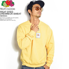 Fruit of the Loom FRUIT DYED CREWNECK SWEAT -MANGO- 0123-504FTA画像