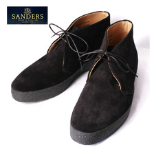 SANDERS HI TOP CHUKKA/PLAYBOY CHUKKA BOOTS MAD GUARD RubberBLACK 6480画像