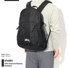 STUSSY 19FA Diamond Ripstop Backpack 133023画像