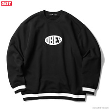 OBEY SPECIALTY FLEECE "SERGE CREW" (BLACK)画像