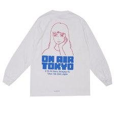 ON AIR Kyne 0021 L/SL Tee WHITE画像