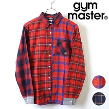 gym master 切替チェックシャツ クレイジーパターン G357614画像